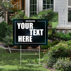 Custom 18×24 Yard Signs – Personalized Blank Corrugated Lawn Sign Free Shipping