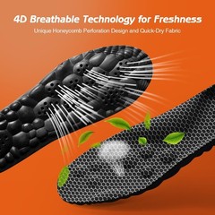 4D Cloud-Soft Comfort Soles for Women – Memory Foam Steppers Insoles with Fre…