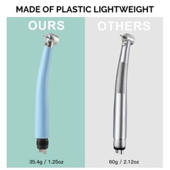 AZDENT Dental Inner Water Spray Contra Angle Low Speed Handpiece Push Button