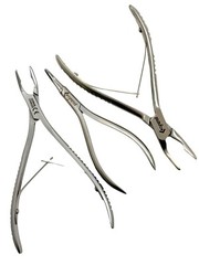 SET of 3 Premium Grade Bone Rongeur Micro Friedman,Bluementhal and Micro Forcep