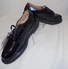 POSTMAN CAROLINA 32 MEN WORK SHOES BLACK LEATHER ARCH SUPPORT OXFORD USA NEW NIB