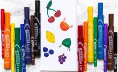 Avery Permanent Markers, Regular Desk-Style Size, Chisel Tip, Water and Wear