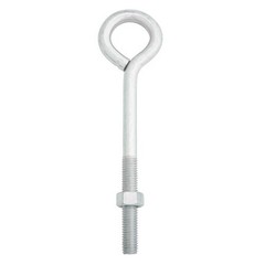 Hampton 1/2 in. X 8 in. L Zinc-Plated Steel Eyebolt Nut Included (Pack of 10)