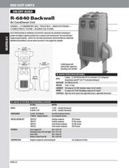 Red Dot AC Evaporator Unit 12v Wall Mount R-6840-0P