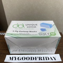 Unique Loom, Ear-Loop Face Masks , 50 PACK Made In Turkiye (FAST SHIPPING)