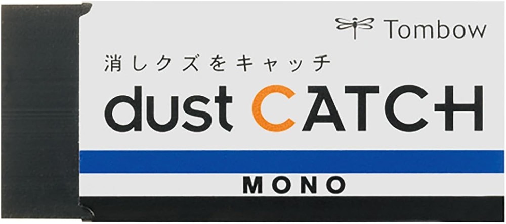 TOMBOW 57334 Mono Dust Catch Eraser, 1 Pack. Uniquely Designed Eraser Catches