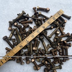 Over 5 Pounds Brass Bronze Cap Screws Etc 1/4 ,5/16 ,3/8