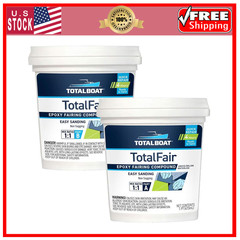 TotalBoat TotalFair Epoxy Fairing Compound, Fiberglass, Wood, Metal, 2 Pint Kit