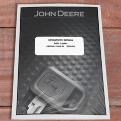 John Deere 644J Loader Owners Operators Manual – OMT229851