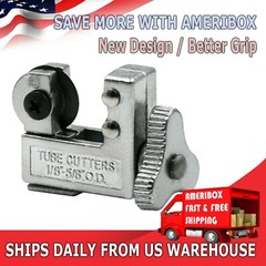 Mini Pipe Tubing Cutter 1/8″ to 5/8″ OD Copper Brass Aluminum Cutting HVAC Plumb