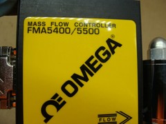 OMEGA MASS FLOW CONTROLLER FMA5400/5500 FMA5423 0-15 L/MIN