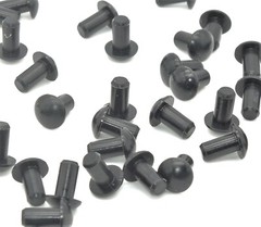 Push in Rubber Feet Fits 5/32″ Hole x 1/16″ Tall x 5/16″ Diameter Dome Head