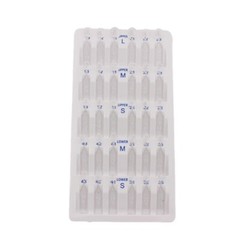 1Kit(30Pcs) Dental Composite Resin Veneers Mould Light Cure Anterior Front Teeth
