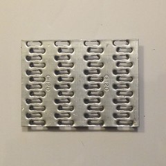 100 QTY 3″ x 4″ Truss Plate – Mending Plate -Structural Plates Zinc nail tooth