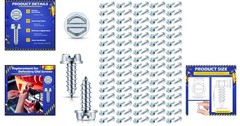 Car License Plate Screws Tornillos para Placas De Carro Tag Screws 200