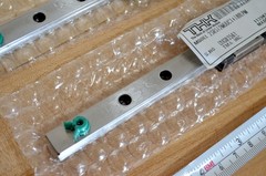 NEW (2) THK SRS12 x180mm Linear LM Rails, (4) SRS12MUU Bearings 2SRS12MUUC1+180L