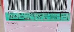 Biogel NON-Latex Skinsense Indicator UnderGlove Size 6 1/2 Box 50 pairs 40665-00