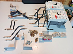 EATON PRL4 PANELBOARD PARTS WITH 1-HFD3020 & 1-HFD3030 AND EXTRA MNTNG HARDWARE