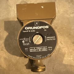 Grundfos UP 15-42 SU Bronze Circulator Pump 115V 10W 3/4in 2590 RPM