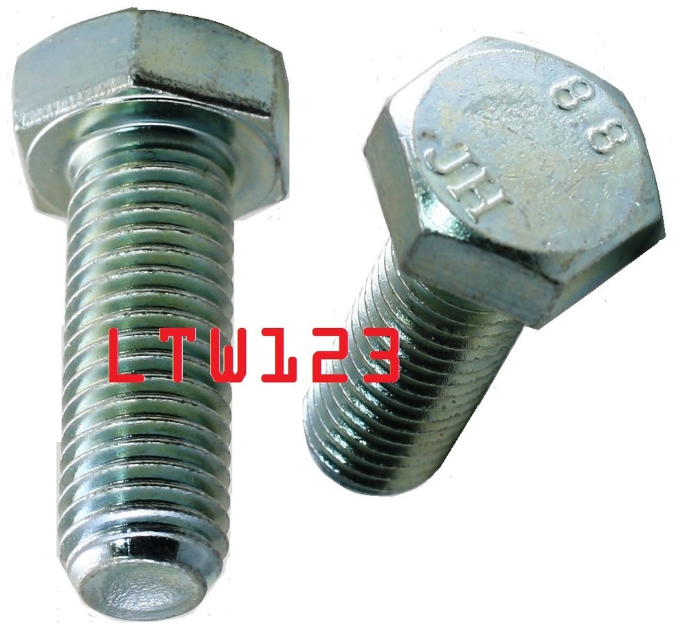 (20) M4 – 0.7 x12 mm (FT) Coarse Class 8.8 Hex Cap Screw (Bolt) Zinc Plated