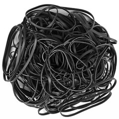 150 Pc Black Rubber Band Size 33 Strong Elastic Band Loop for Office School Home