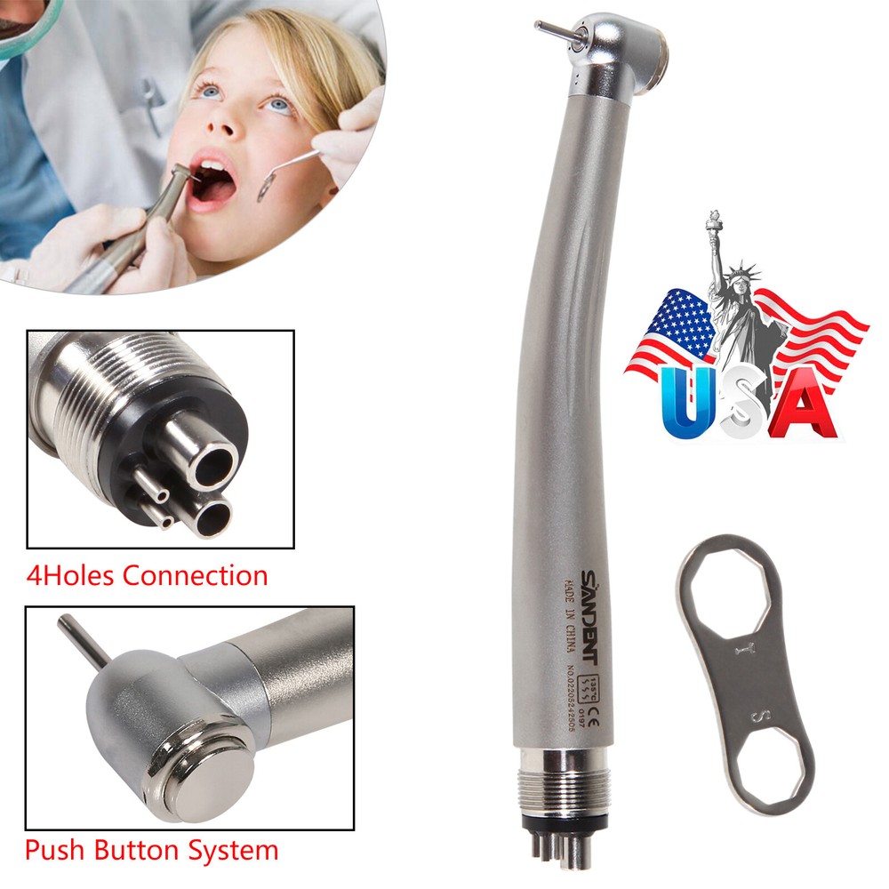Low Speed Handpiece Nosecone Contra Angle 4H Motor / High Speed Turbine Dental