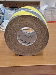 Tape Logic Heavy-Duty Anti-Slip Tape Black/Yellow 6″ x 60ft Roll. FreeShipL48
