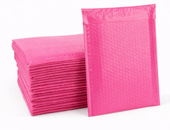 Pink Poly Bubble Mailers 10.5×16 Padded Shipping Envelopes Self Seal Bags