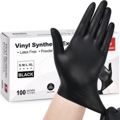 Vinyl Synthetic Exam Gloves, 4 Mil, Latex Free Disposable Gloves for Medical,…