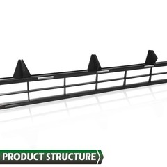 Bumper Grille Toyota Tundra Lower 2014-2016 Textured Black Plastic 531120C020