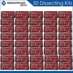 50 Kits of Basic Dissecting Veterinary, Surgical, Instruments