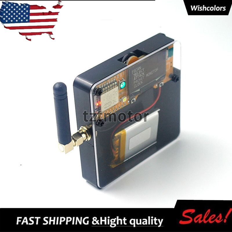 DSTIKE Deauther MiNi V3 KIT ESP8266 Development Board Kit Type-C+Antenna+Case