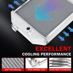 C7NN8005H 3 Row Aluminum Radiator For Ford New Holland 2000 2600 3000 3600 4000