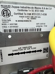 Goodman Electric Auxillary Heat HKSC15XB 15KW with Breaker 240V 0175M00047-B