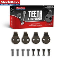 ( 1 Pack / 4 Pcs ) Teeth For MechMaxx SGR1500 and SG380 Stump Grinder