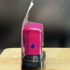 Kespon Plus Guard Your ID Stamp Large Pink Black Ink Brand New Vintage 1980s