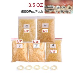Dental Orthodontic Rubber Bands Elastics Elastic Ring Latex Braces Bracket 5000/