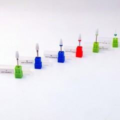 Dental Lab White Zirconia Ceramic Burs for Micro Motor HP Polishing Acrylics etc
