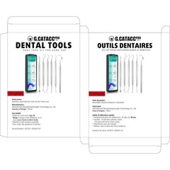 Dental Tools, Dental Pick for Teeth Cleaning, Stainless Steel Hygiene Kit with T
