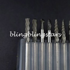 20 Pcs/Set Dental Lab Polishing Carbide Burs Bur Drills Tungsten Steel (3*3)