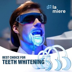 LA MIERE Dental Cheek Retractor C Shape Mouth Opener Size S,M,L, Pack of 3, Blue