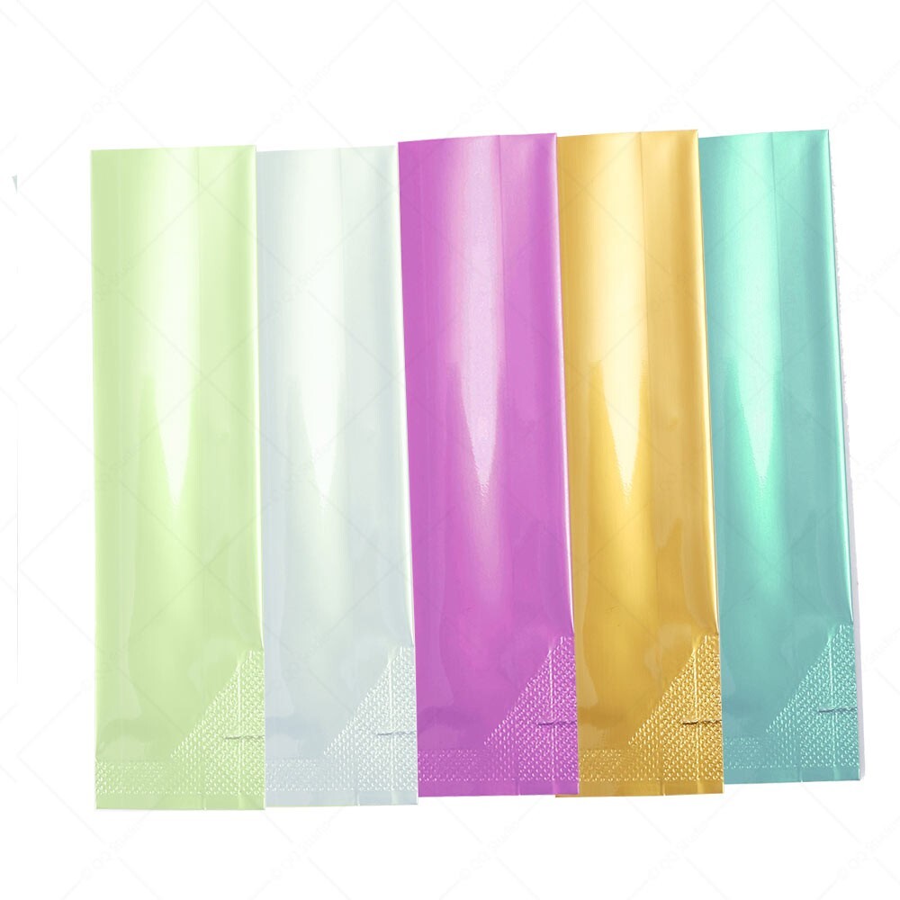 4CustomPrint 200 Glossy Smell Proof Aluminium Foil Powder Mix Stick Pouch Sachet