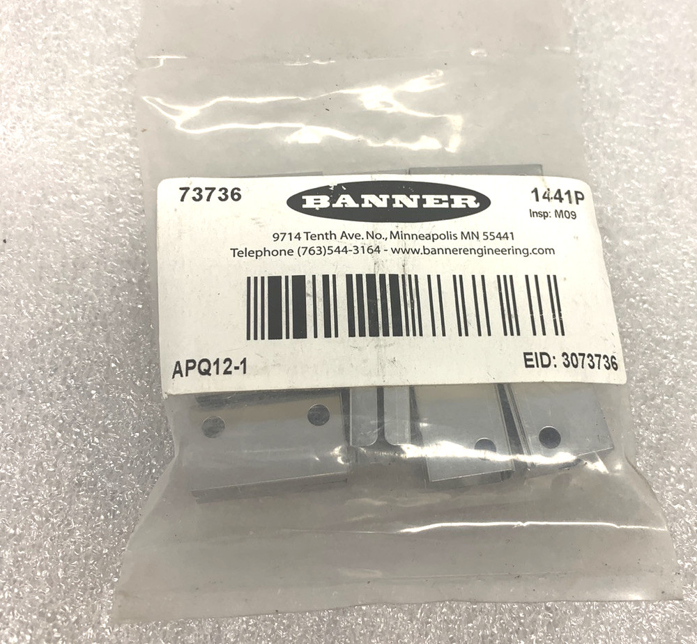 BANNER APQ12-1 APERTURE BULK KIT 1MM 73736 (10pcs. PER BAG) **NEW***