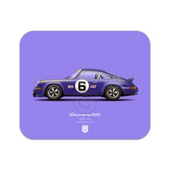 1973 Porsche 911 Carrera RSR (Daytona 24 Hours) illustration Mouse Pad