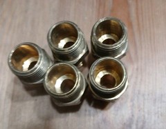 (5) 1/2″ Hose x 1/2″ NPTF Male Pipe Thread Brass Hose Barb Connector Fitting