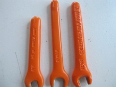 3 Sibille Fameca MS16 9/32 15/64 3/16 Electric Insulated OPEN ENDED SPANNER 3pcs