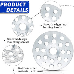200PCS 1″ Zinc Plated Plaster Washers for Wall & Drywall Ceiling Repair