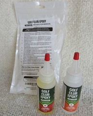 FORTIVO Golf Club Epoxy Fast-Cure Repair Glue A &B 2 FL oz Kit