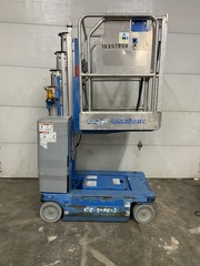 2015 GENIE GR15 15’ ELECTRIC RUNABOUT SCISSOR VERTICAL MAST DRIVABLE MAN LIFT