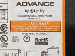 ADVANCE IZTMH-210-315-R-LF e-Vision Electronic Metal Halide Ballast (210W/315W)